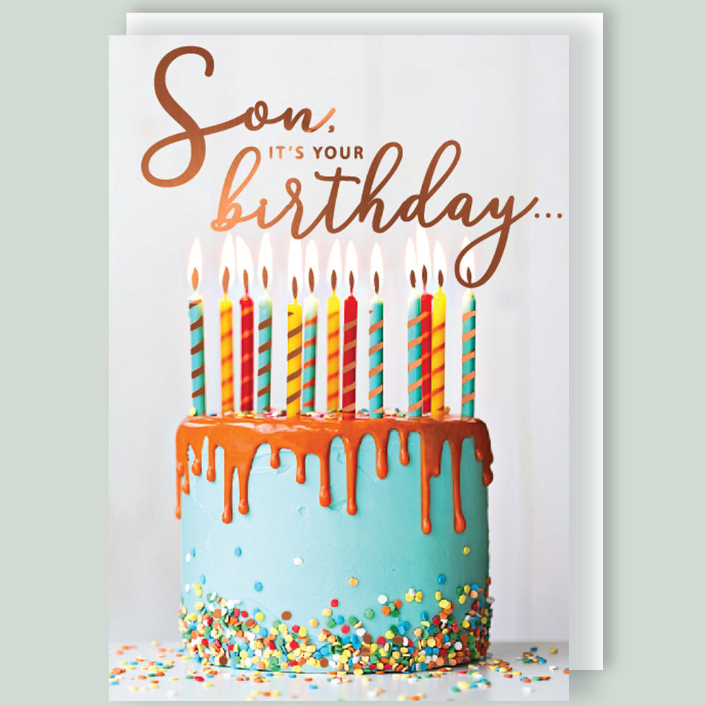 It's Your Birthday Son Musical Birthday Card Singing "Happy Birthday